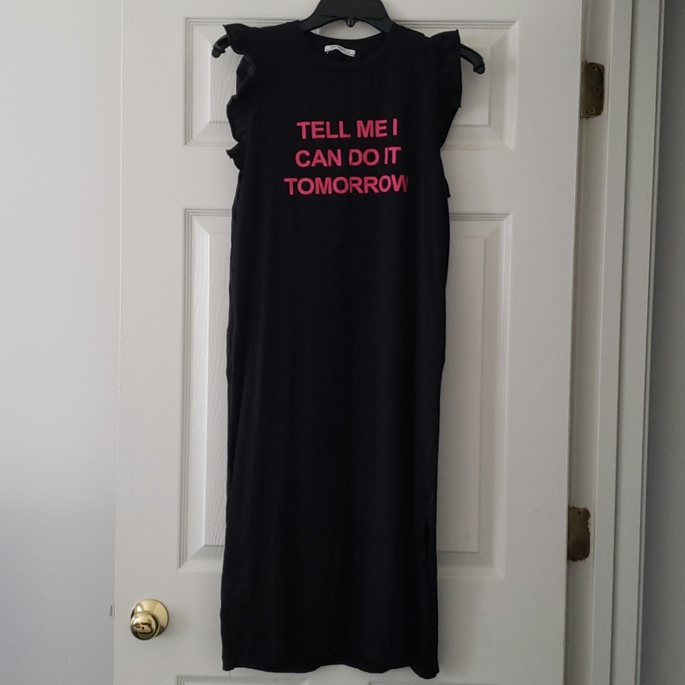 Zara Midi Black Dress